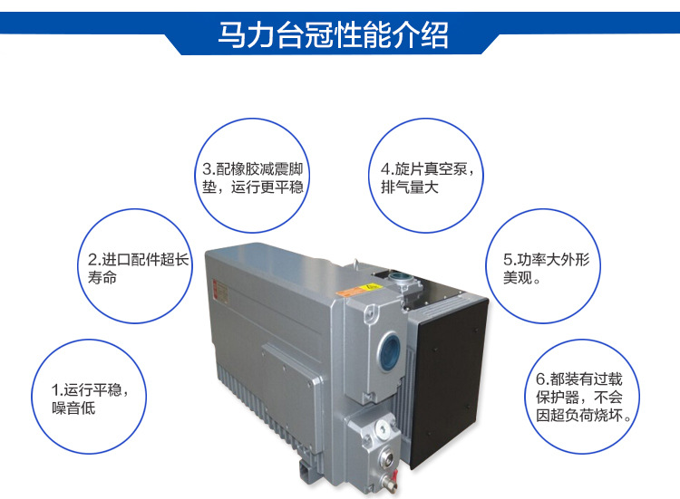 臺冠MLV0250環(huán)保旋片式真空泵性能圖